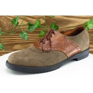 Bass Shoes Sz 9.5 M Brown‎ Saddle Oxfords Leather Men